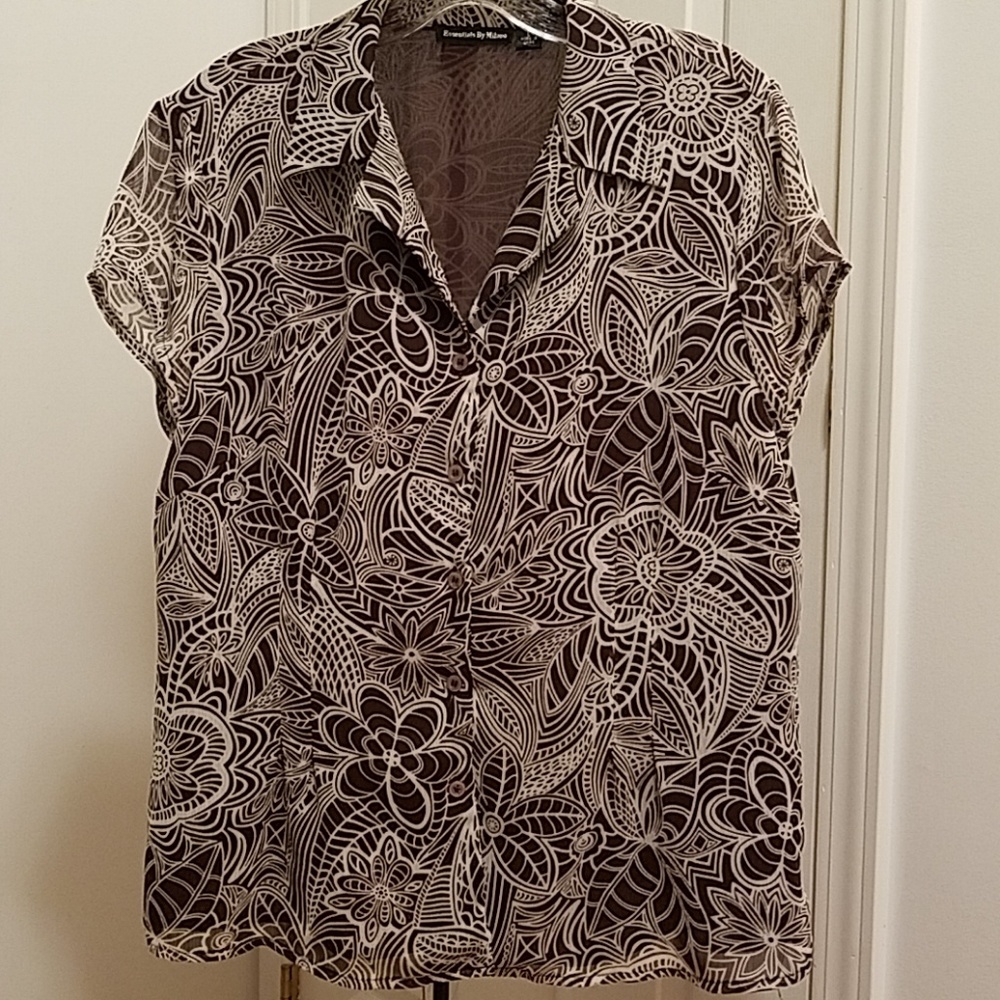 Button Down Blouse